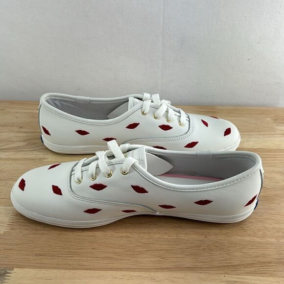 Keds X Kate Spade Champion KS Casual Sneakers- Ember White - Size 8.,5 M- NIB - Picture 5 of 9